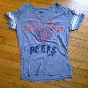 Chicago bears nfl rhinestone v neck